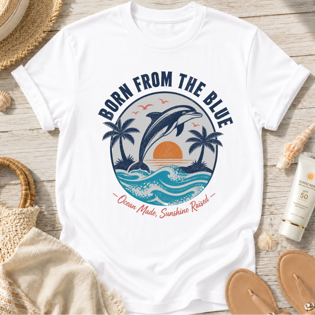 Born From The Blue Dolphin T-Shirt