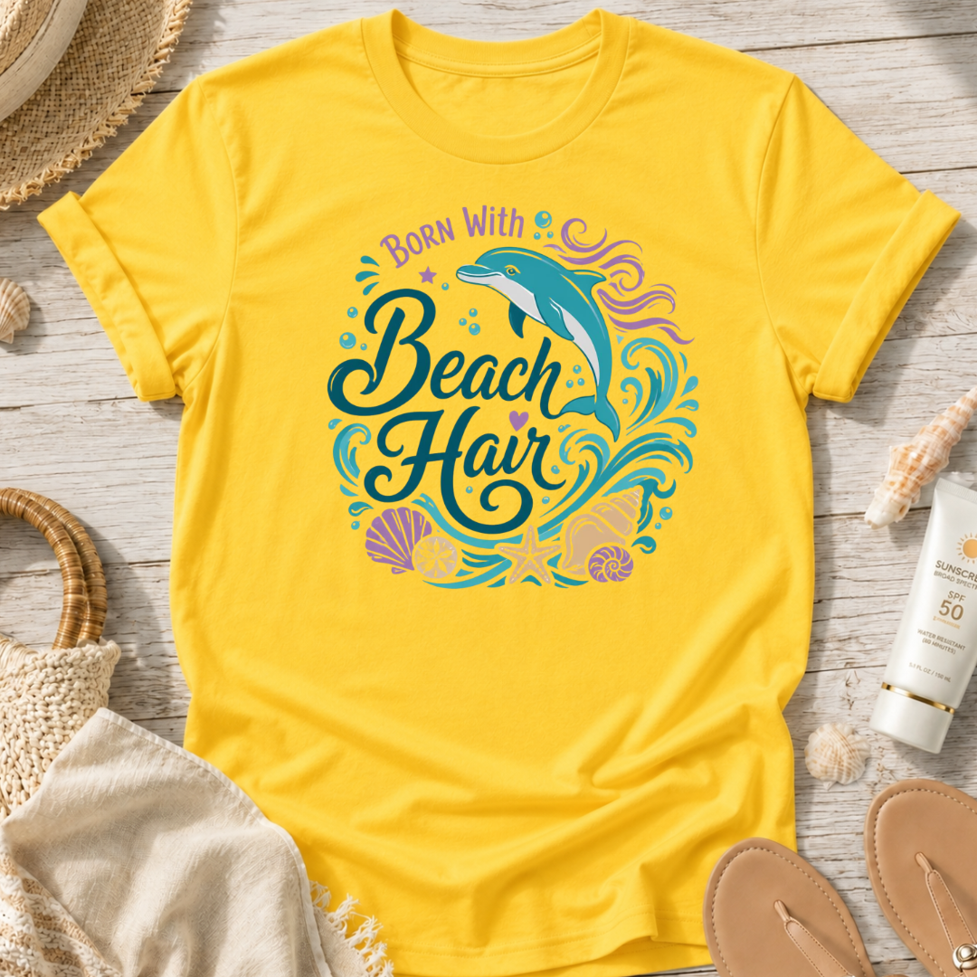 Born With Beach Hair T-Shirt