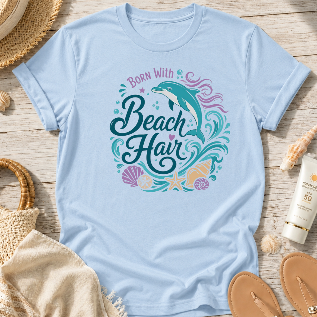 Born With Beach Hair T-Shirt