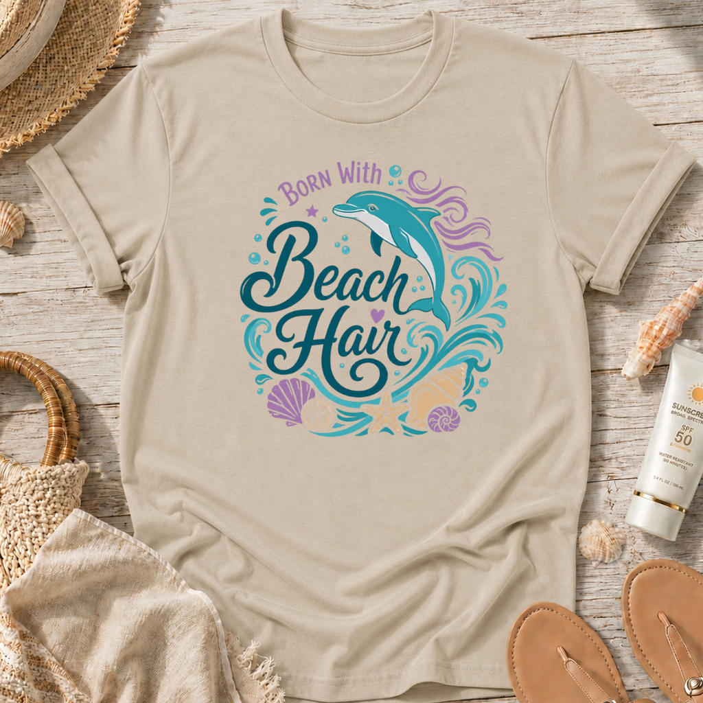 Born With Beach Hair T-Shirt