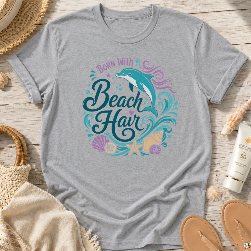 Born With Beach Hair T-Shirt