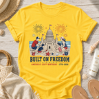 Built on Freedom Sandcastle T-Shirt