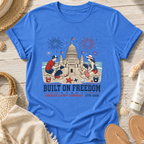 Built on Freedom Sandcastle T-Shirt