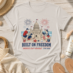 Built on Freedom Sandcastle T-Shirt
