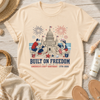 Built on Freedom Sandcastle T-Shirt