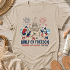 Built on Freedom Sandcastle T-Shirt