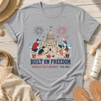 Built on Freedom Sandcastle T-Shirt