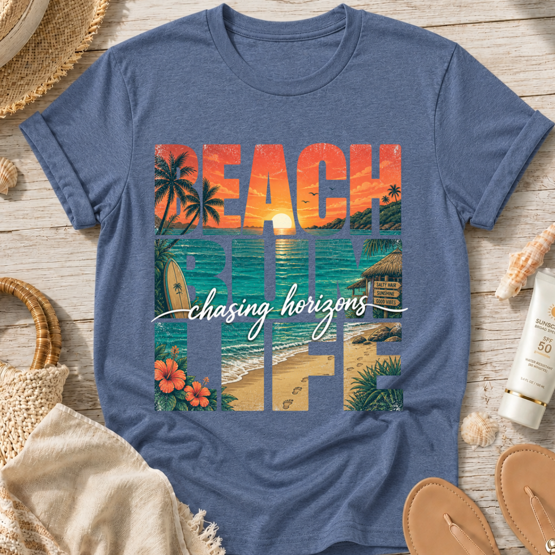 Beach Bum Life Horizons T-Shirt
