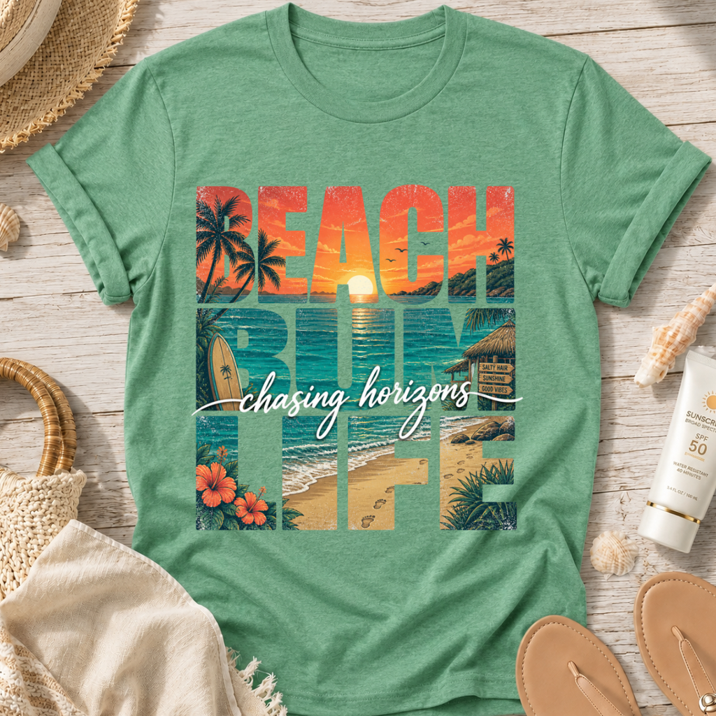 Beach Bum Life Horizons T-Shirt