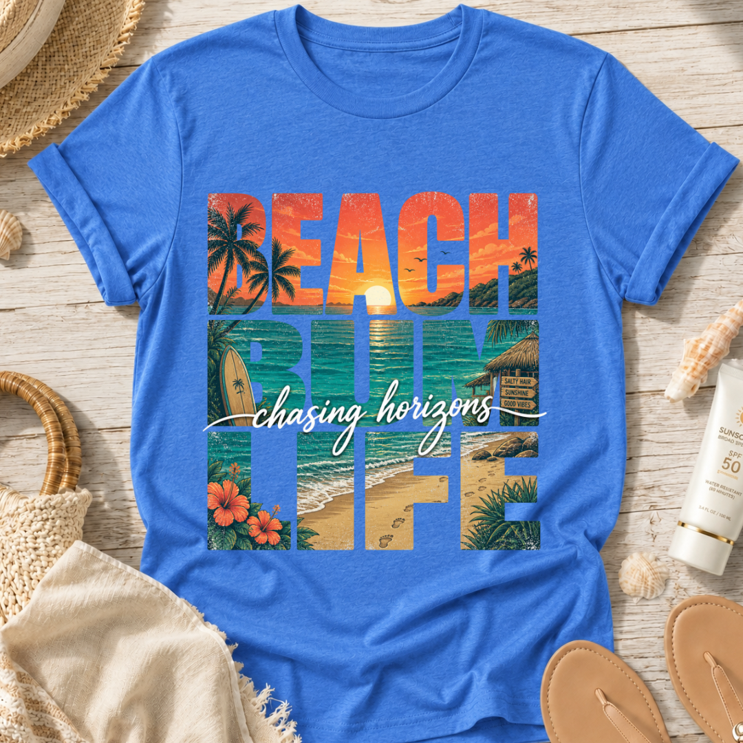 Beach Bum Life Horizons T-Shirt