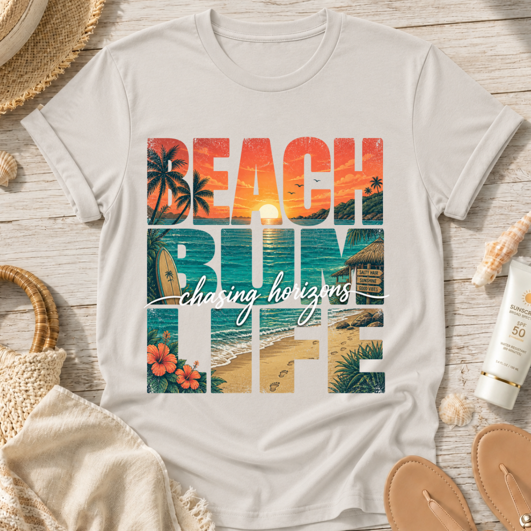 Beach Bum Life Horizons T-Shirt