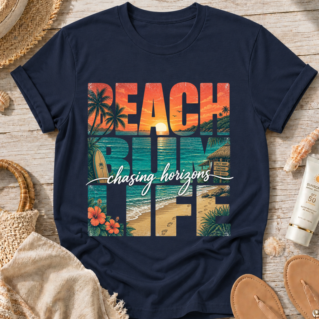 Beach Bum Life Horizons T-Shirt