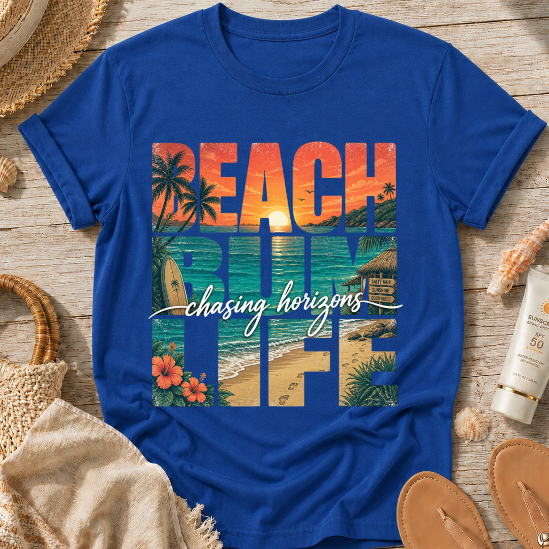 Beach Bum Life Horizons T-Shirt