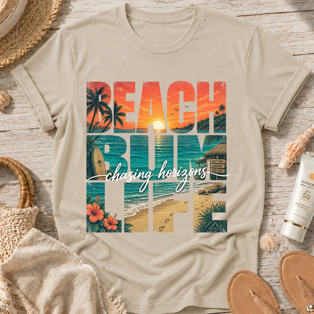 Beach Bum Life Horizons T-Shirt