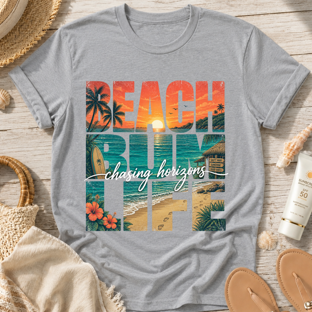 Beach Bum Life Horizons T-Shirt