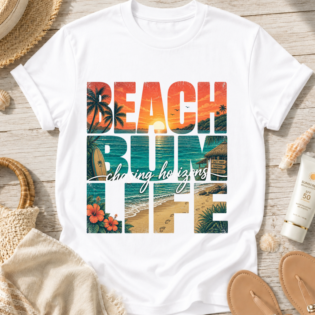 Beach Bum Life Horizons T-Shirt
