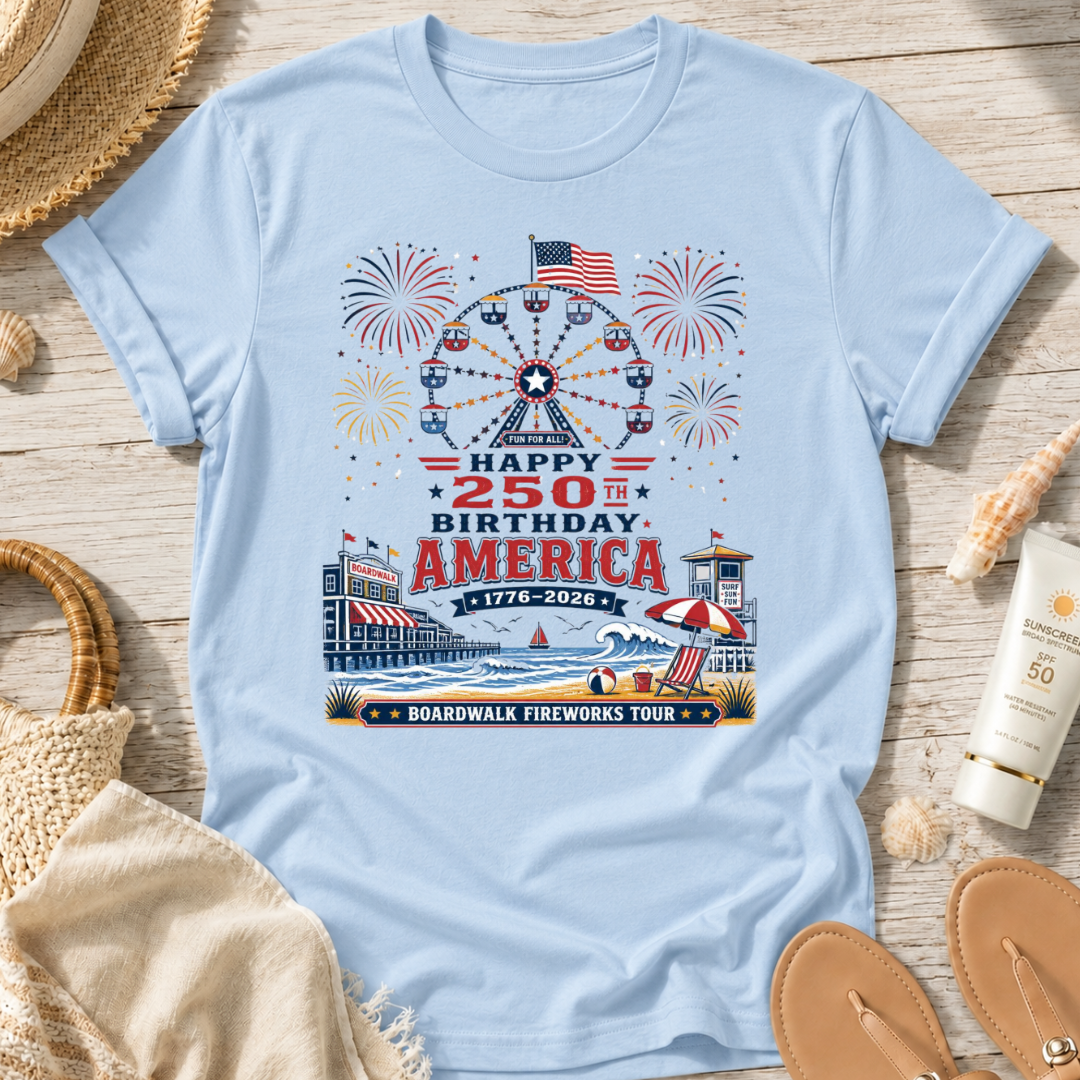 Boardwalk Fireworks Tour T-Shirt