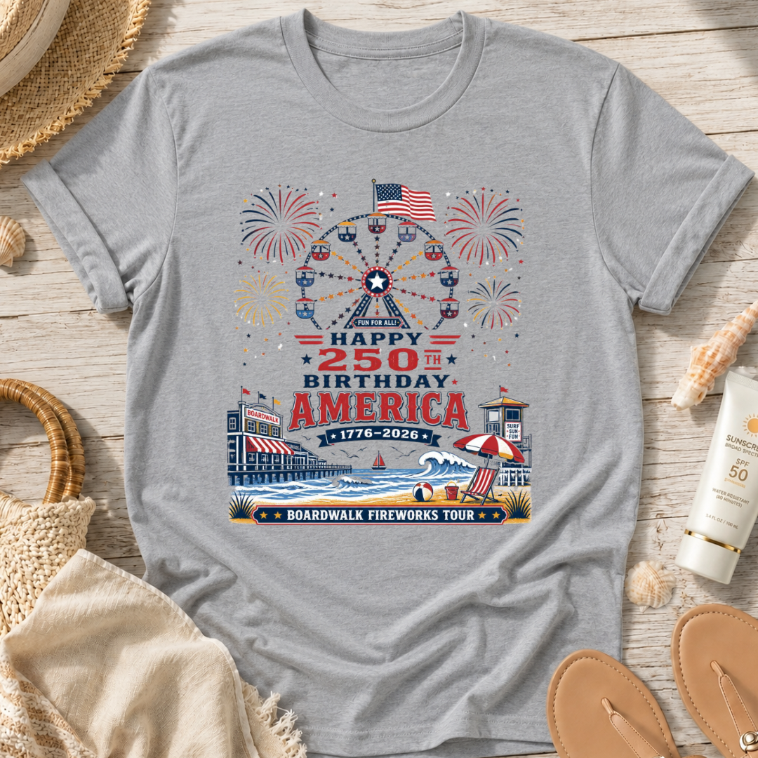 Boardwalk Fireworks Tour T-Shirt