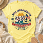 Surf, Sand & Freedom 250 T-Shirt
