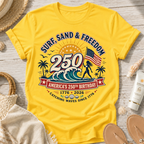 Surf, Sand & Freedom 250 T-Shirt