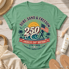 Surf, Sand & Freedom 250 T-Shirt