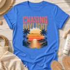 Chasing Daylight Sunset Beach T-Shirt
