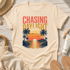 Chasing Daylight Sunset Beach T-Shirt