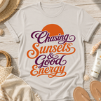 Chasing Sunsets & Good Energy T‑Shirt