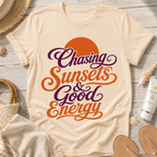 Chasing Sunsets & Good Energy T‑Shirt