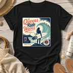 Queens Ride Waves Surf T-Shirt