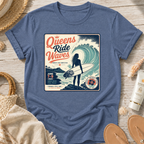 Queens Ride Waves Surf T-Shirt