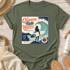 Queens Ride Waves Surf T-Shirt