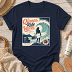 Queens Ride Waves Surf T-Shirt