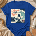 Queens Ride Waves Surf T-Shirt
