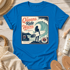 Queens Ride Waves Surf T-Shirt