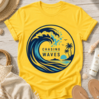 Chasing Waves Graphic T-Shirt