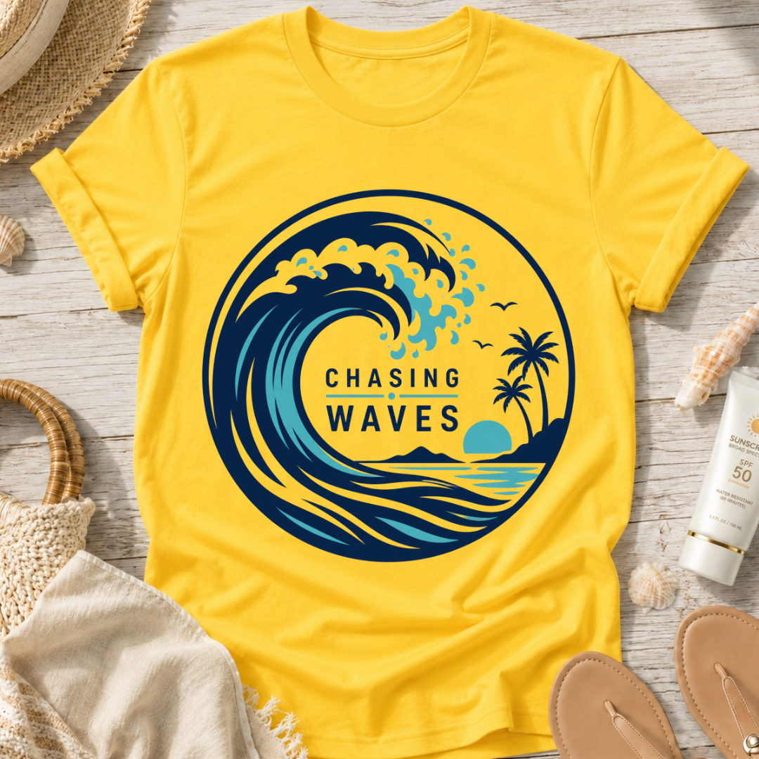 Chasing Waves Graphic T-Shirt