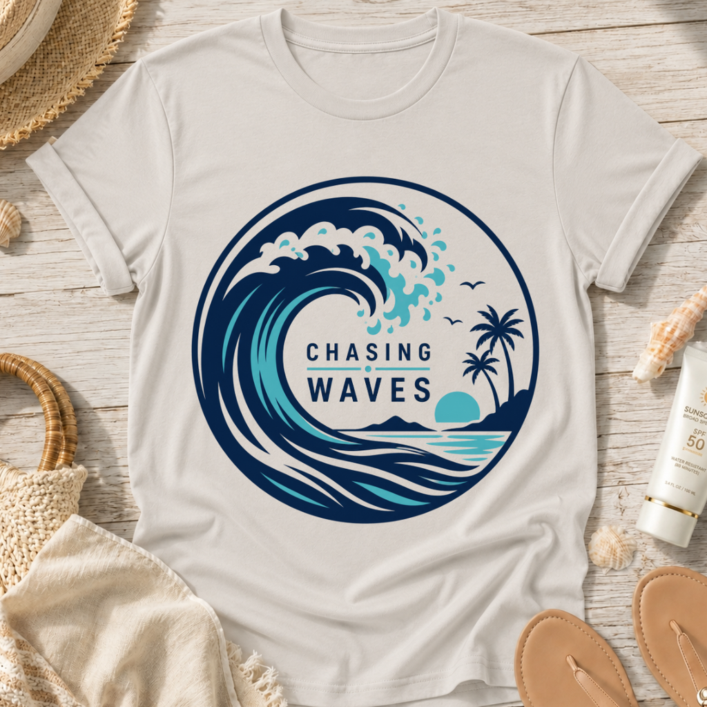 Chasing Waves Graphic T-Shirt