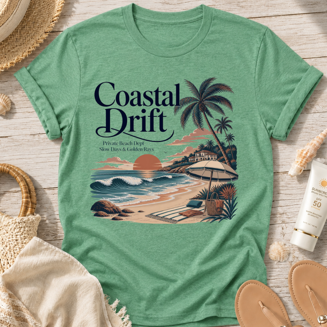 Coastal Drift Beach T-Shirt