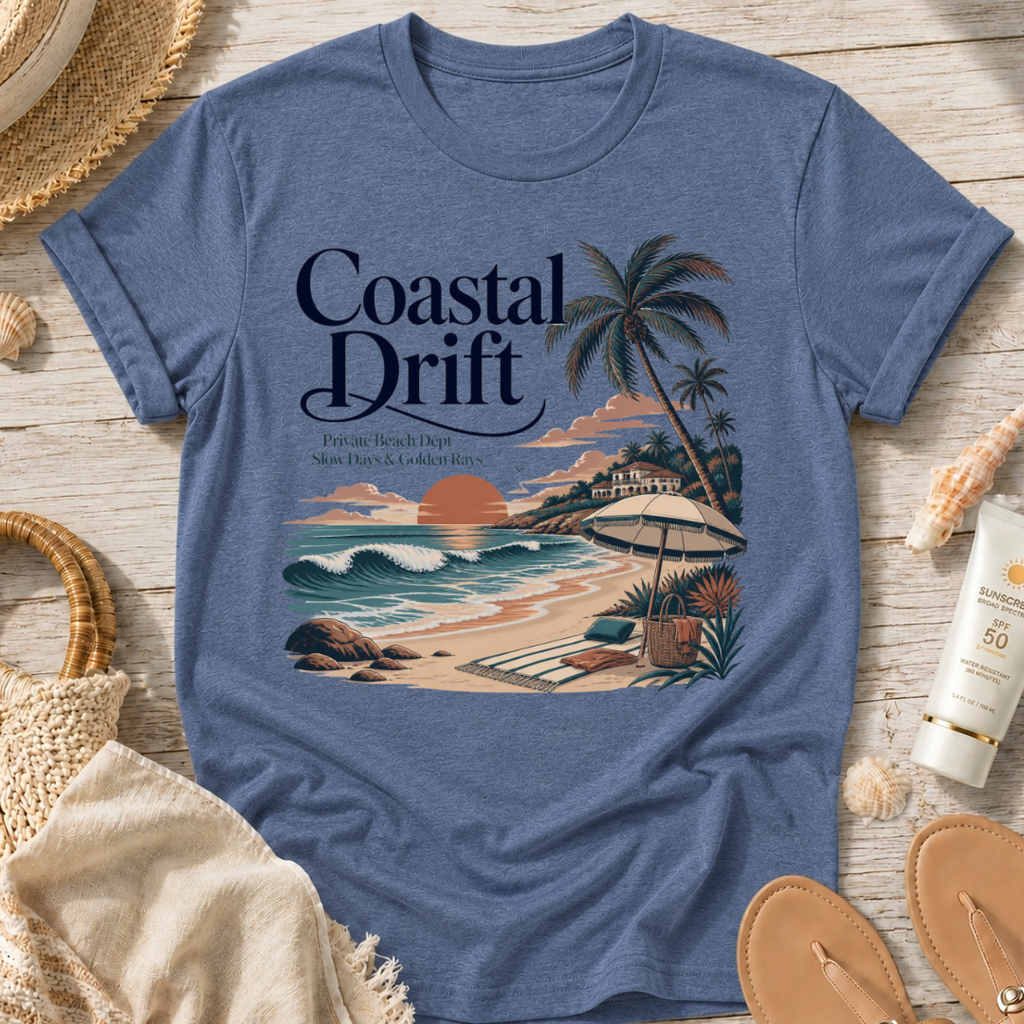 Coastal Drift Beach T-Shirt