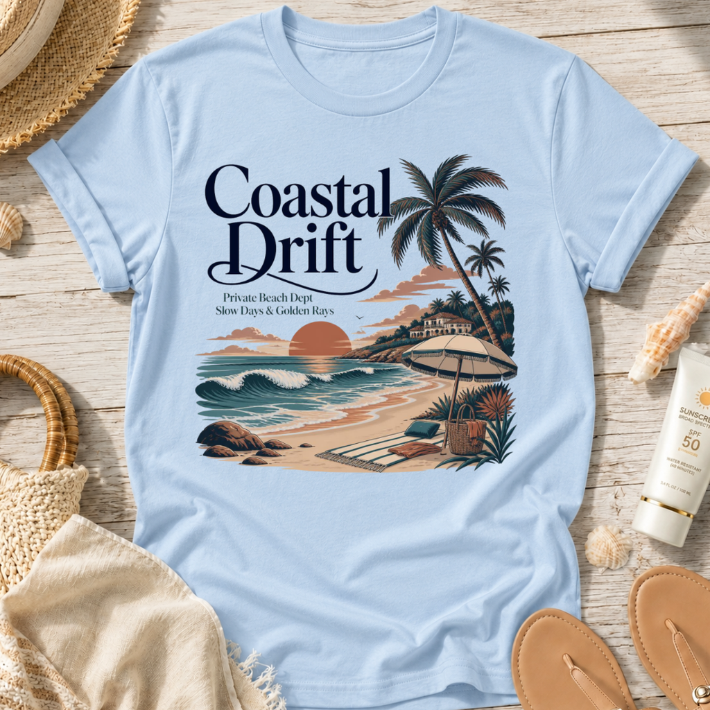 Coastal Drift Beach T-Shirt