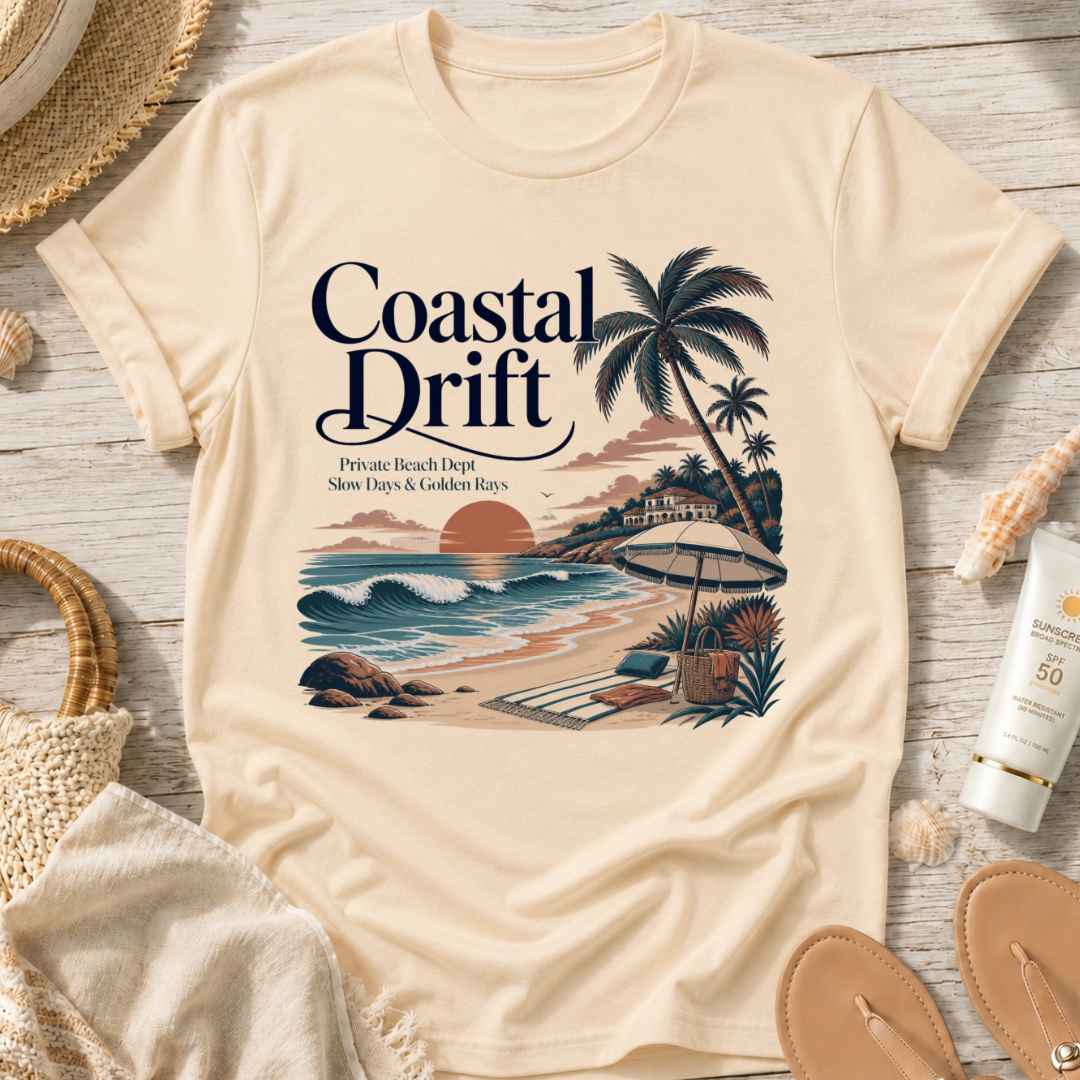 Coastal Drift Beach T-Shirt