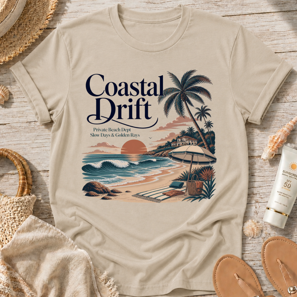 Coastal Drift Beach T-Shirt