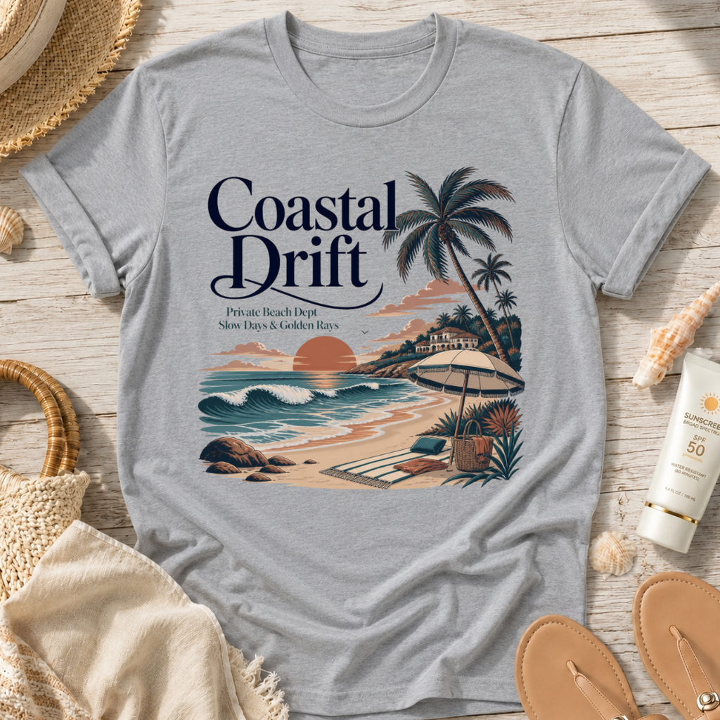 Coastal Drift Beach T-Shirt