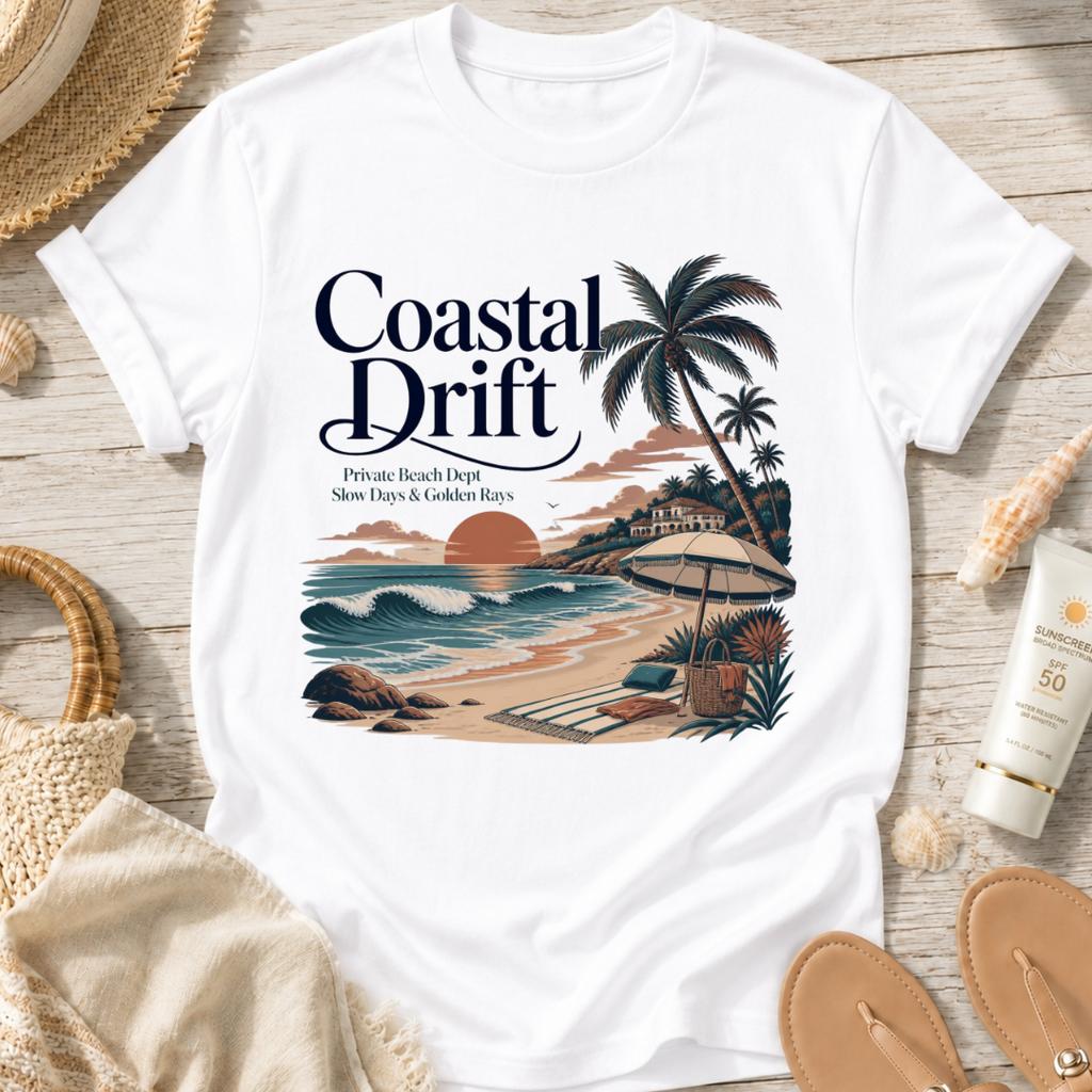 Coastal Drift Beach T-Shirt