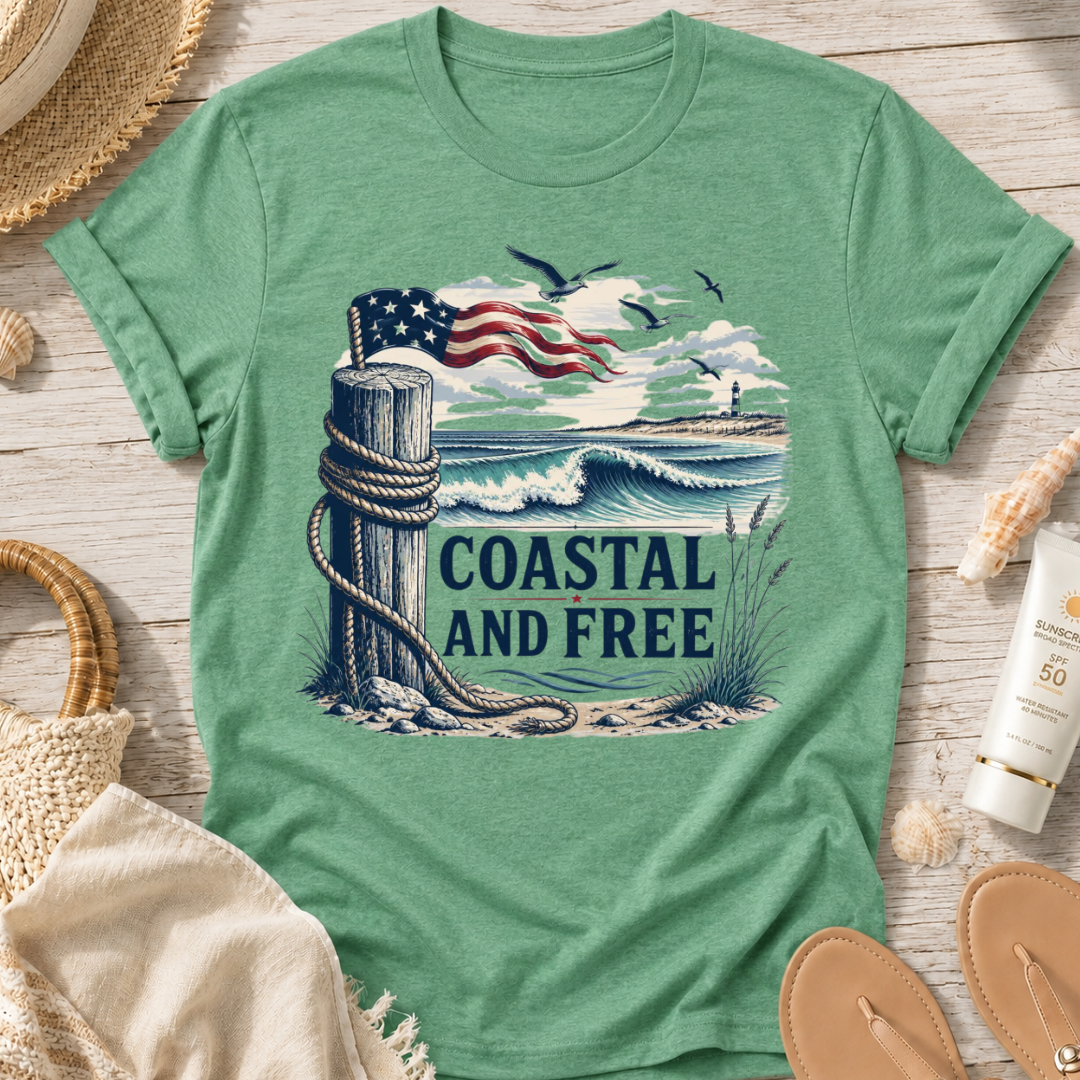 Coastal and Free T-Shirt
