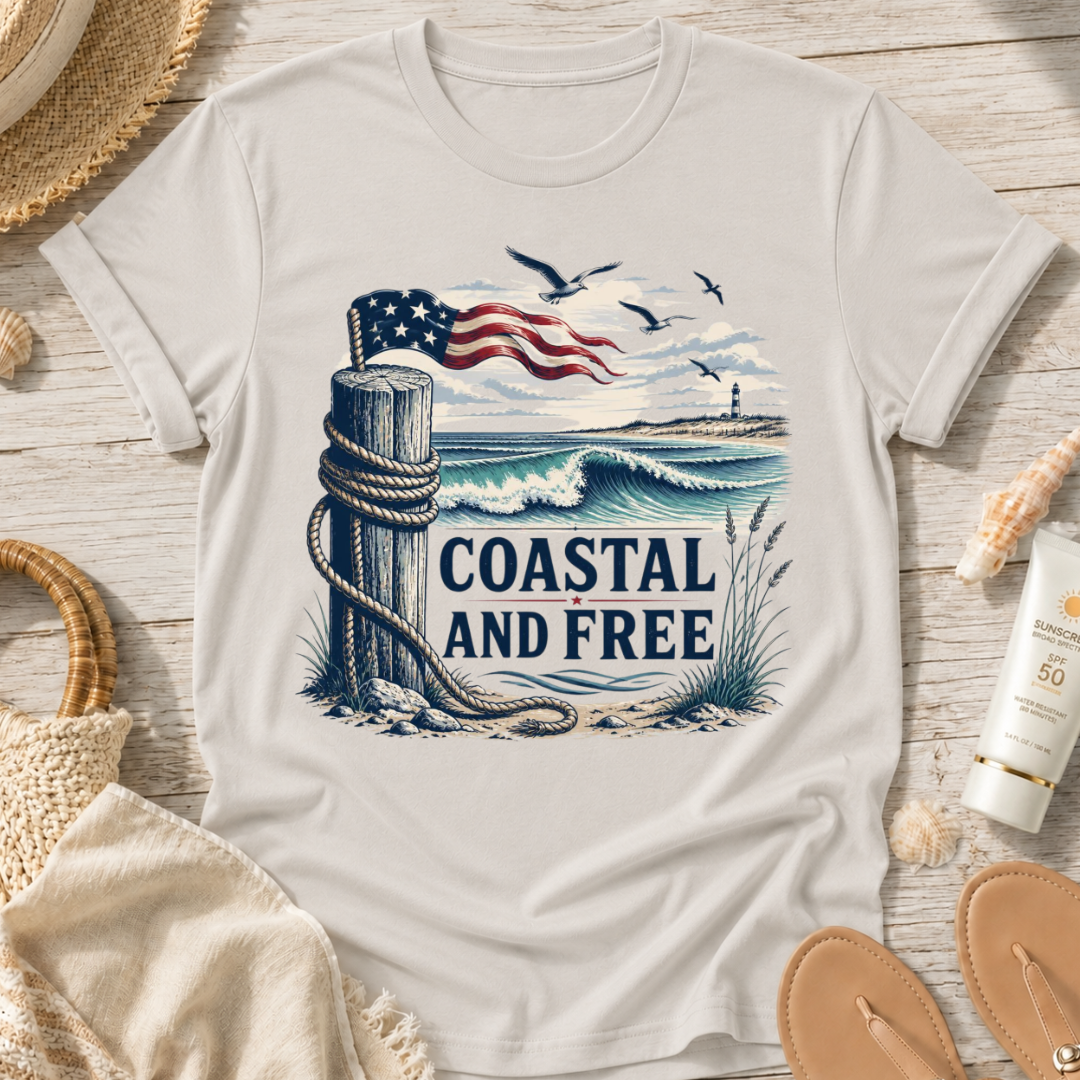 Coastal and Free T-Shirt