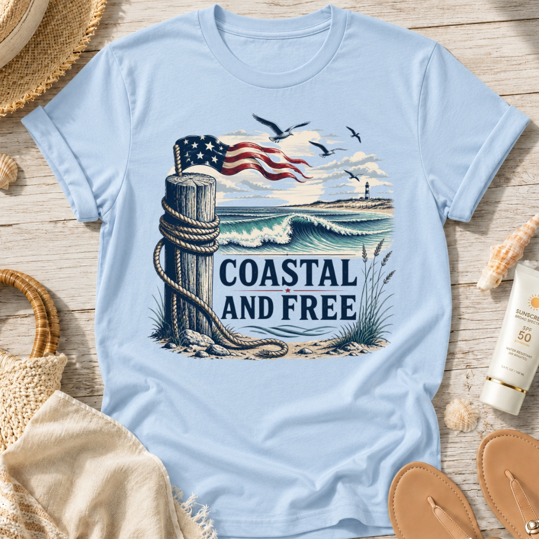 Coastal and Free T-Shirt