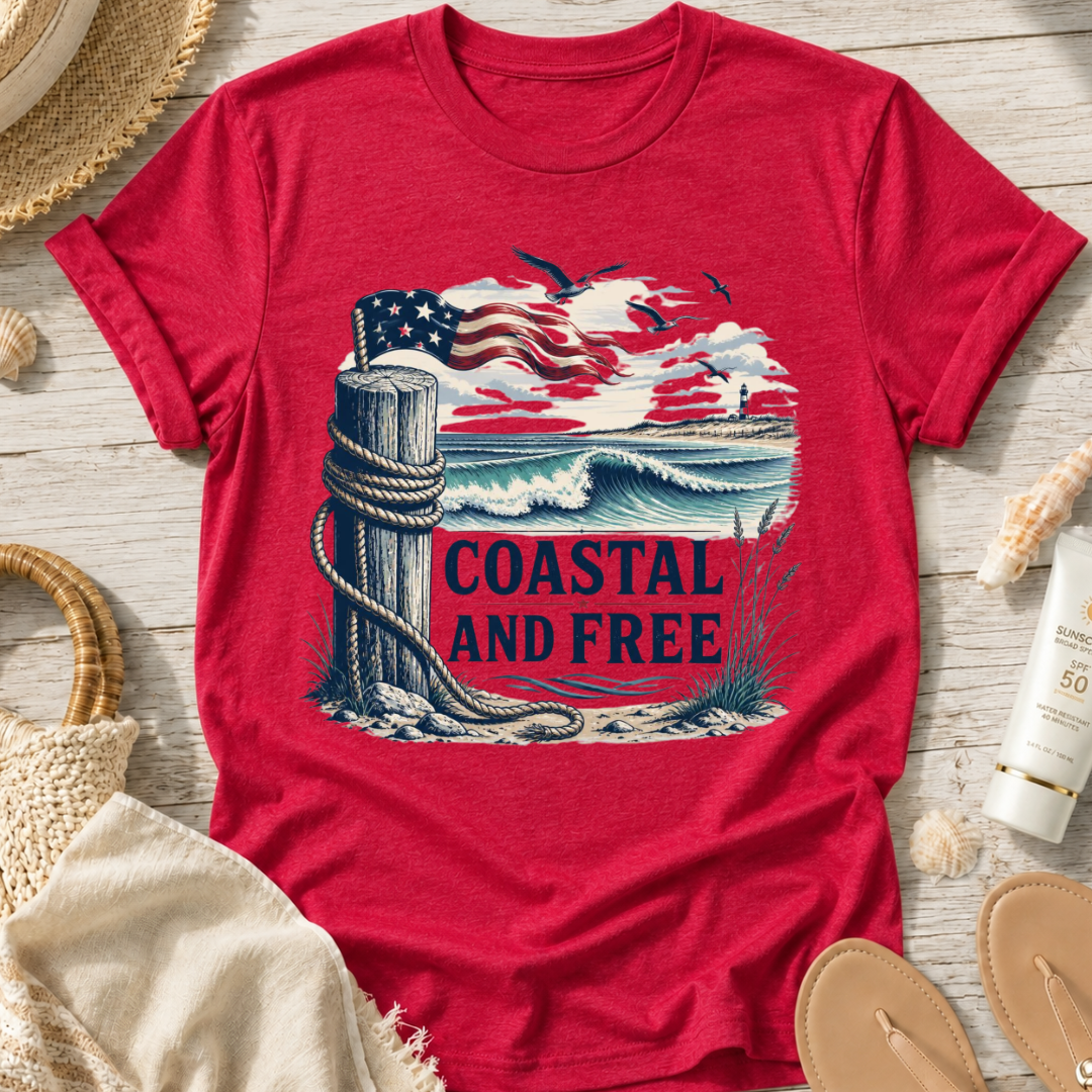 Coastal and Free T-Shirt