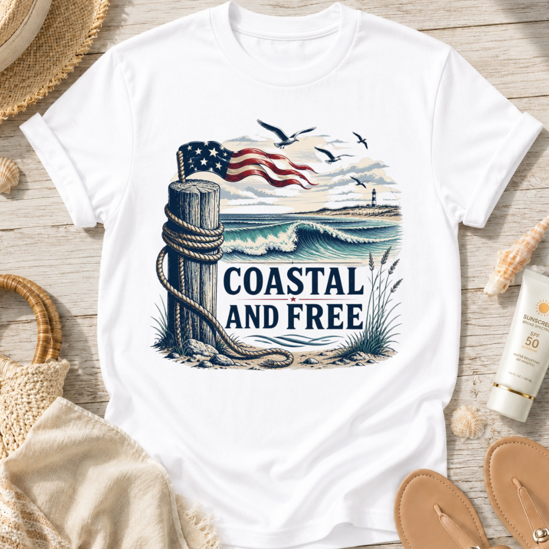 Coastal and Free T-Shirt